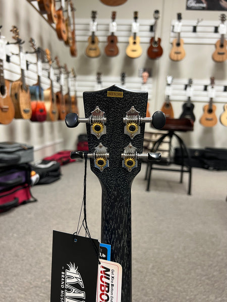 KALA KA-SDH-T Solid Salt and Pepper Doghair Mahogany Tenor Ukulele w/Case