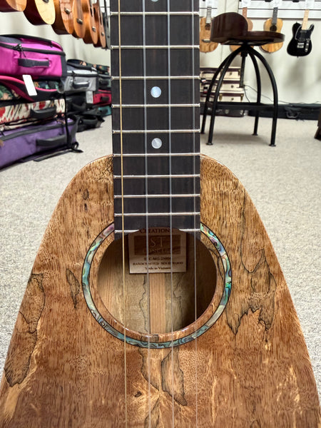 Romero Creations Solid Spalted Mango STC Ukulele w/Case - Soprano, Tenor, Concert - RC-STC-MG