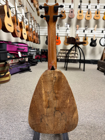 Romero Creations Solid Spalted Mango STC Ukulele w/Case - Soprano