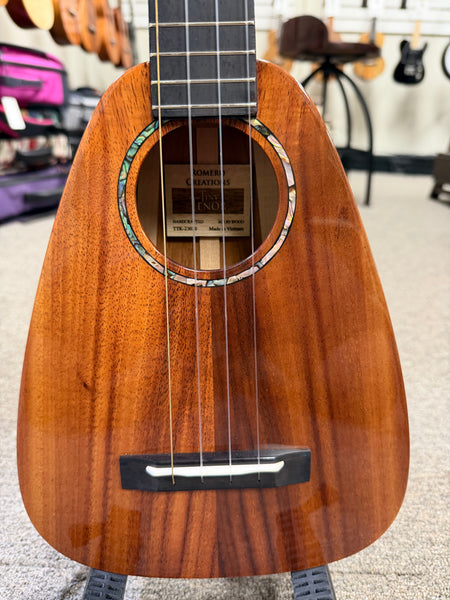 Romero Creations Solid Koa Tiny Tenor Ukulele w/Case - RC-TT-K