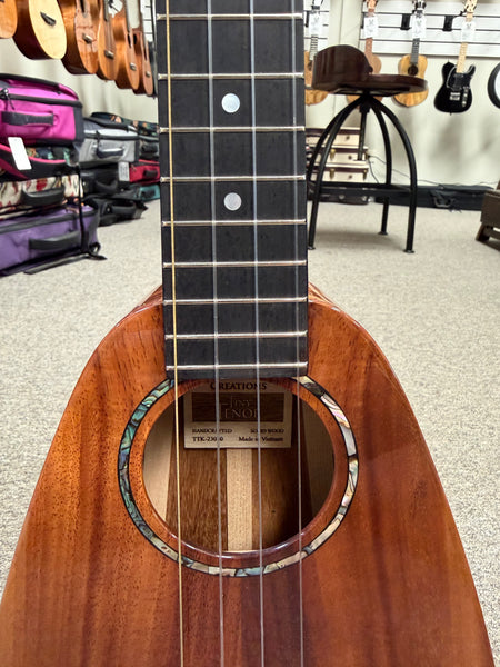 Romero Creations Solid Koa Tiny Tenor Ukulele w/Case - RC-TT-K