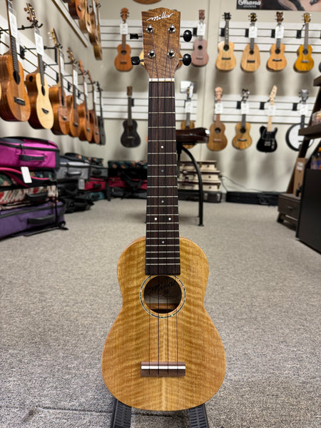 Millar MG-210L Solid Mango Soprano Long Neck Ukulele