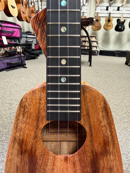 KoAloha KSM-01 Solid Koa Pineapple Soprano Ukulele w/Case #1 - Made in Hawaii