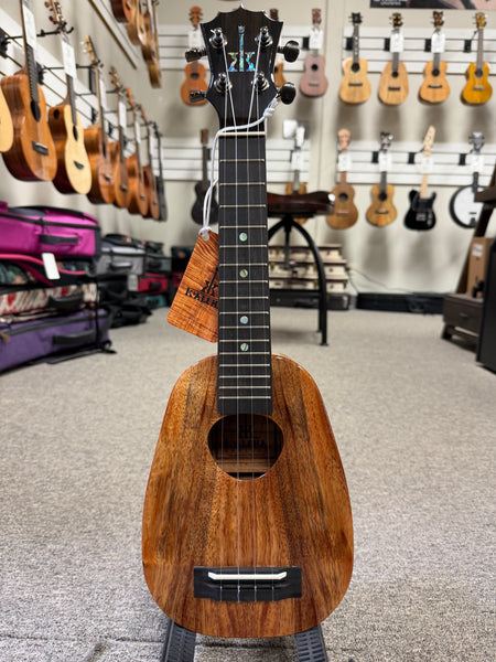 KoAloha KSM-01 Solid Koa Pineapple Soprano Ukulele w/Case #2 - Made in Hawaii
