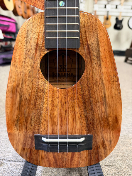 KoAloha KSM-01 Solid Koa Pineapple Soprano Ukulele w/Case #2 - Made in Hawaii