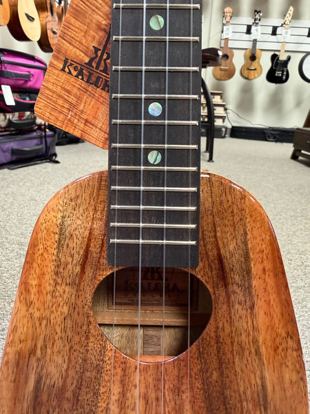 KoAloha KSM-01 Solid Koa Pineapple Soprano Ukulele w/Case #2 - Made in Hawaii