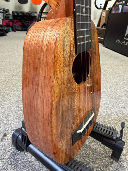 KoAloha KSM-01 Solid Koa Pineapple Soprano Ukulele w/Case #2 - Made in Hawaii