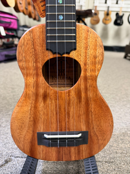 KoAloha KSM-10 Solid Koa Pikake Soprano Ukulele w/Case #1 - Made in Hawaii