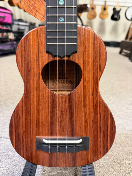 KoAloha KSM-10 Solid Koa Pikake Soprano Ukulele w/Case #2 - Made in Hawaii