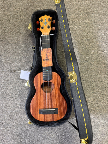 KoAloha KSM-10 Solid Koa Pikake Soprano Ukulele w/Case #2 - Made in Hawaii