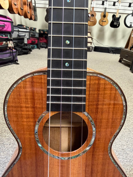 Kamaka HF-2 D2i Solid Koa Concert Ukulele w/Slotted Headstock and Case - Pre Loved - 100th Anniversary