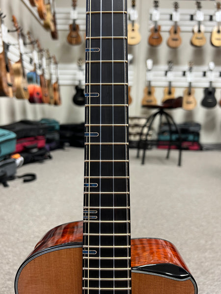 Hozen Green Label Custom Tenor Ukulele w/Case - Solid Aged Red Cedar/Cocobolo