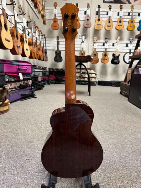 aNueNue UC-200 Concert Ukulele w/Case - Moon Bird Series -  Solid Spruce/Solid Rosewood