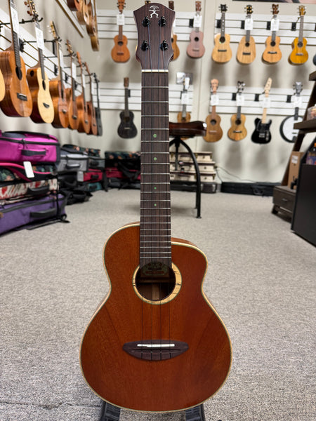 aNueNue UC-110 Solid Mahogany Bird Concert Ukulele w/Case