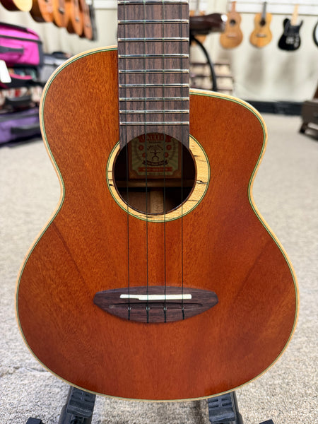 aNueNue UC-110 Solid Mahogany Bird Concert Ukulele w/Case