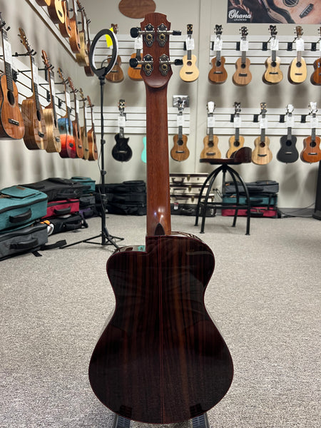 Hozen Green Label Custom Tenor Ukulele w/Case - Solid Aged German Spruce/Indian Rosewood