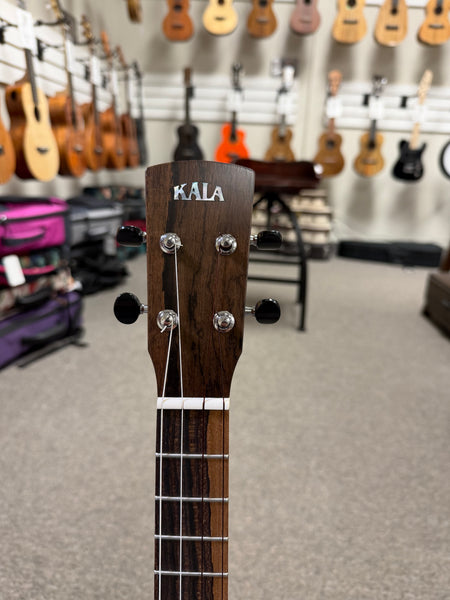 KALA Revelator Nautilus Sinker Redwood Electric Tenor Ukulele w/Case - Made In The U.S.A.
