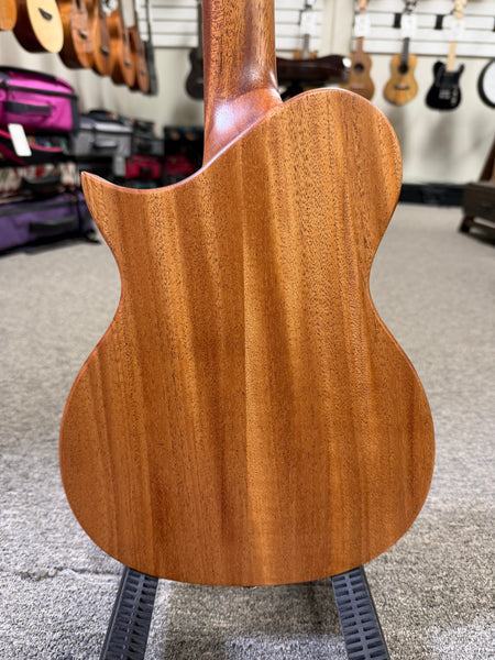 KALA Revelator Nautilus Sinker Redwood Electric Tenor Ukulele w/Case - Made In The U.S.A.