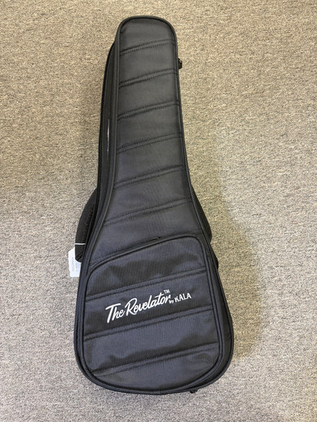 KALA Revelator Nautilus Sinker Redwood Electric Tenor Ukulele w/Case - Made In The U.S.A.