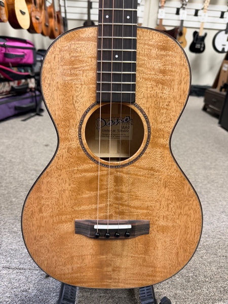 PONO UL4-3 Solid Mango Large Body Steel String Baritone Ukulele w/Case