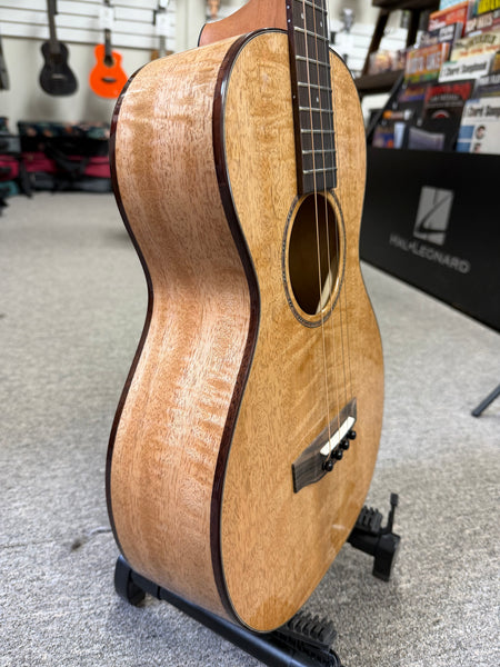 PONO UL4-3 Solid Mango Large Body Steel String Baritone Ukulele w/Case