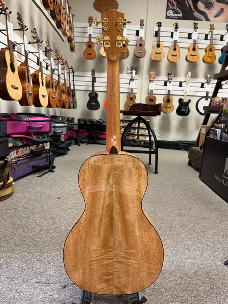 PONO UL4-3 Solid Mango Large Body Steel String Baritone Ukulele w/Case