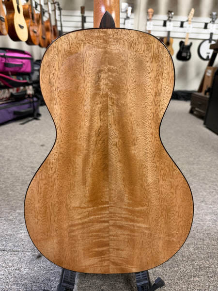 PONO UL4-3 Solid Mango Large Body Steel String Baritone Ukulele w/Case