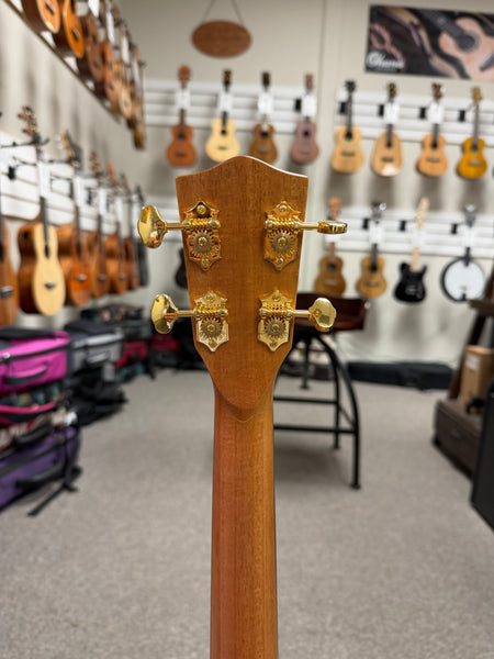 PONO UL4-3 Solid Mango Large Body Steel String Baritone Ukulele w/Case