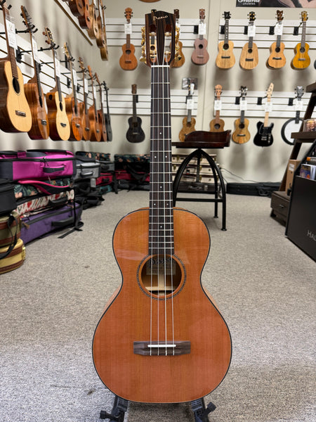 PONO ULN4-2 Nylon String Baritone Ukulele w/Case - Solid Cedar/Solid Mahogany