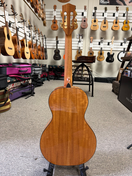PONO ULN4-2 Nylon String Baritone Ukulele w/Case - Solid Cedar/Solid Mahogany