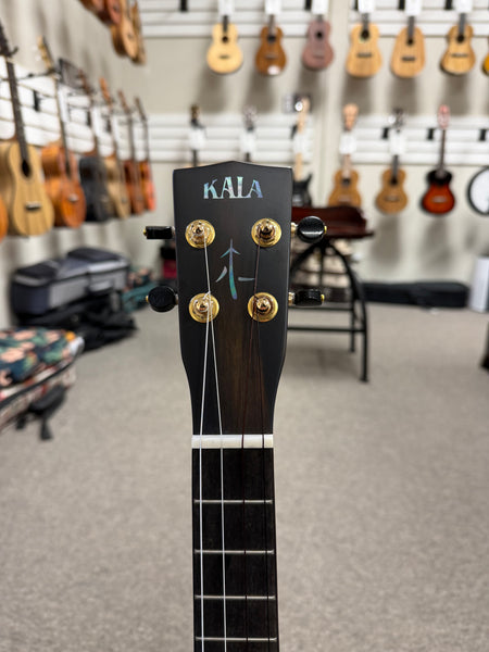 KALA KA-WCW-BMP-TXL Solid Birdseye Maple/Walnut Super Tenor Ukulele w/Case - West Coast Woods