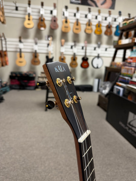 KALA KA-WCW-BMP-TXL Solid Birdseye Maple/Walnut Super Tenor Ukulele w/Case - West Coast Woods