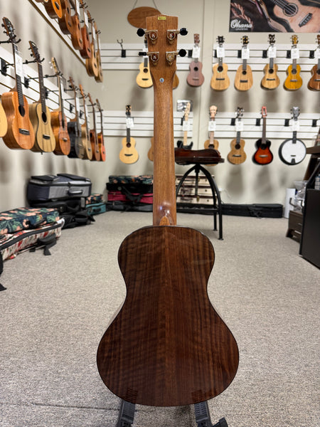 KALA KA-WCW-BMP-TXL Solid Birdseye Maple/Walnut Super Tenor Ukulele w/Case - West Coast Woods