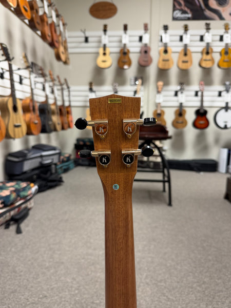 KALA KA-WCW-BMP-TXL Solid Birdseye Maple/Walnut Super Tenor Ukulele w/Case - West Coast Woods