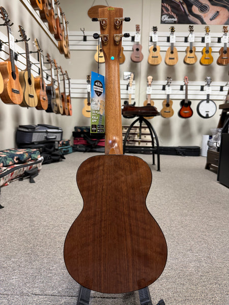 KALA KA-WCW-MYR-T Solid Myrtle/Walnut Tenor Ukulele w/Case - West Coast Woods