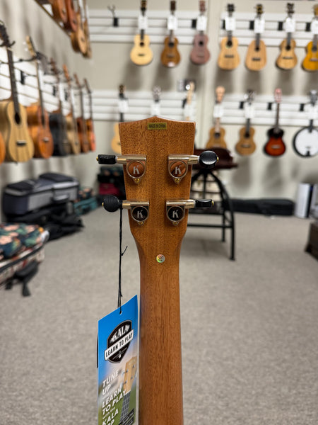 KALA KA-WCW-MYR-T Solid Myrtle/Walnut Tenor Ukulele w/Case - West Coast Woods