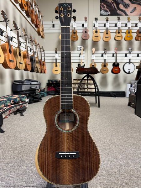 KALA KA-WCW-WAL-B Solid Walnut Baritone Ukulele w/Case - West Coast Woods