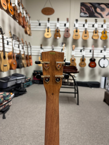 KALA KA-WCW-WAL-B Solid Walnut Baritone Ukulele w/Case - West Coast Woods