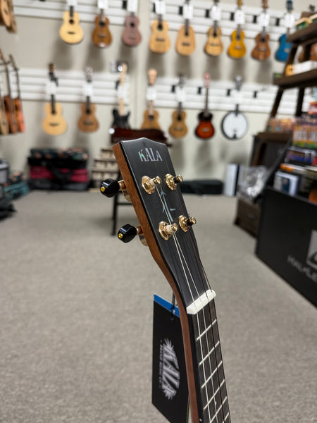 KALA KA-WCW-BMP-C Solid Birdseye Maple/Walnut Concert Ukulele w/Case - West Coast Woods