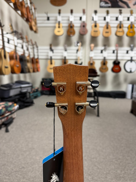 KALA KA-WCW-BMP-C Solid Birdseye Maple/Walnut Concert Ukulele w/Case - West Coast Woods