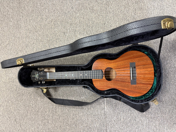 KoAloha KTM-10RP Solid Koa Royal Pikake Tenor Ukulele w/Case - Pre Loved