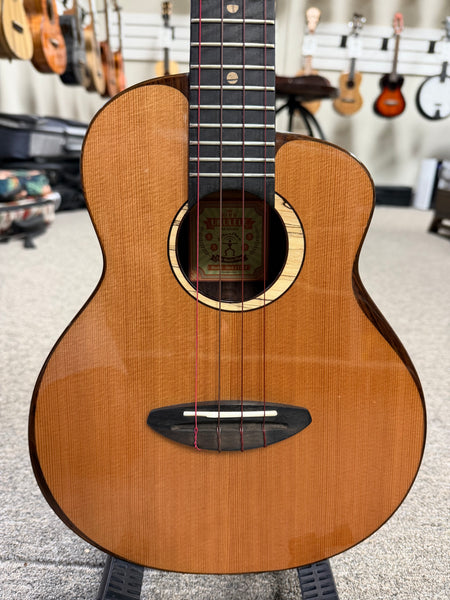 aNueNue UT-214 Cedar Bird Solid Cedar/Rosewood Tenor Ukulele w/Case - Pre Loved #2