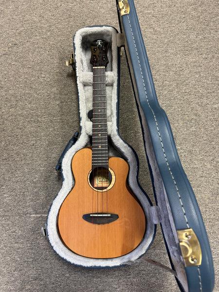 aNueNue UT-214 Cedar Bird Solid Cedar/Rosewood Tenor Ukulele w/Case - Pre Loved #2