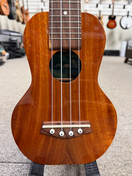Kanile'a Custom SS Solid Koa Super Soprano Ukulele w/Case - Pre Loved - Made in Hawaii !!