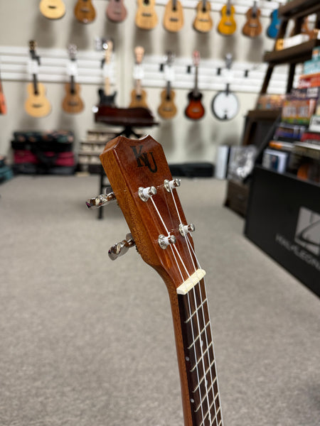 Kanile'a Custom SS Solid Koa Super Soprano Ukulele w/Case - Pre Loved - Made in Hawaii !!