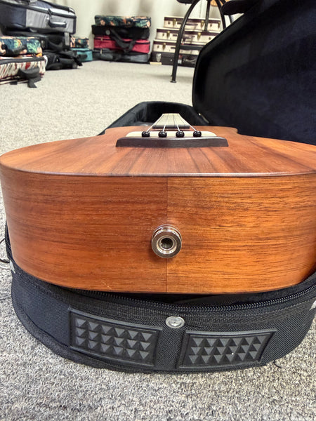 Kanile'a K1-T Natural Solid Koa Electric Tenor Ukulele w/Case - Pre Loved - Made in Hawaii