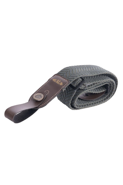 Kala Olive Herringbone Handmade Ukulele Strap - KA-STP-HOLV