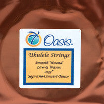 Oasis Single Low G String - Smooth Wound - Aloha City Ukes