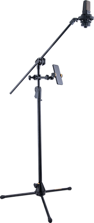 Hercules Smart Phone Holder for Microphone Stand - Mic Stand - Fits 4.7-6.9" Phones DG207B