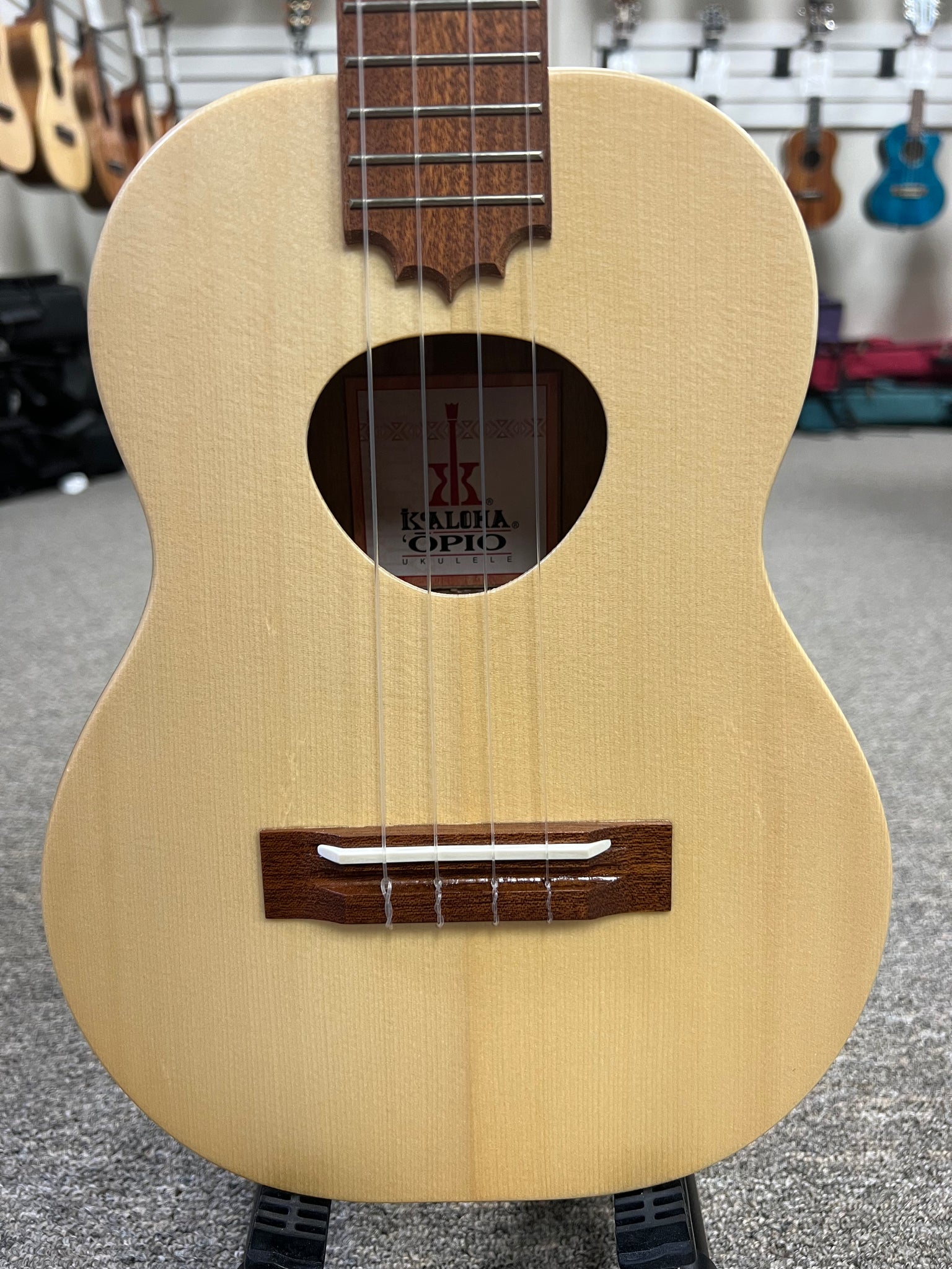 KoAloha KTO-10S Tenor Opio Ukulele w/Case - Solid Spruce/Solid Acacia KTO-10S - Aloha City Ukes